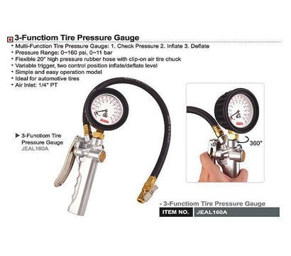 Изображение 3 Пневмопистолет Toptul JEAL160A