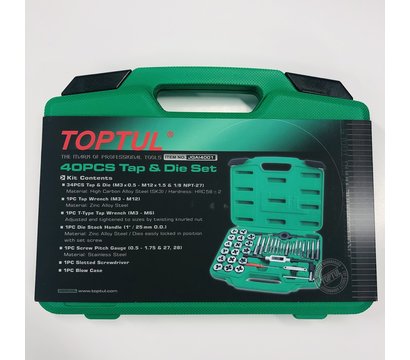 Зображення 5 Набір інструментів Toptul 40 шт. М3-М12 - JGAI4001