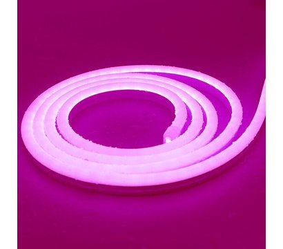 Зображення 3 LED гнучкий неон Prolum GT 2835-120 IP68 12V, pink під 12В