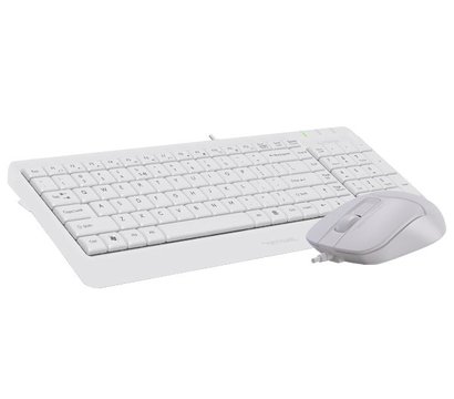 Зображення 3 Комплект мишка + клавіатура A4Tech Fstyler F1512 SB White