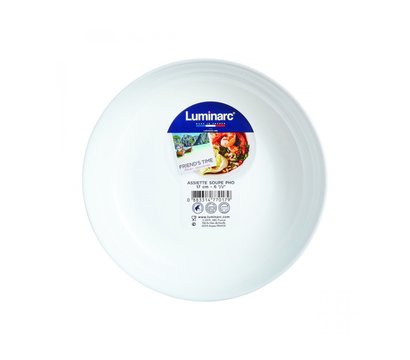Изображение 5 Тарелка Luminarc Friends Time White 17 см - P6280