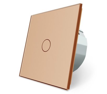 Изображение 2 Регулятор освещения Livolo VL-C701H/C701H/S1B-13 Gold glass