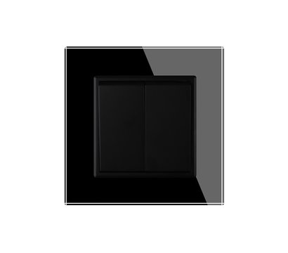 Изображение 2 Выключатель Livolo VL-C7K2H-12 Black без подсветки