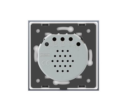 Изображение 3 Сенсорный выключатель Livolo Silent VL-C701Q-11 White glass белое