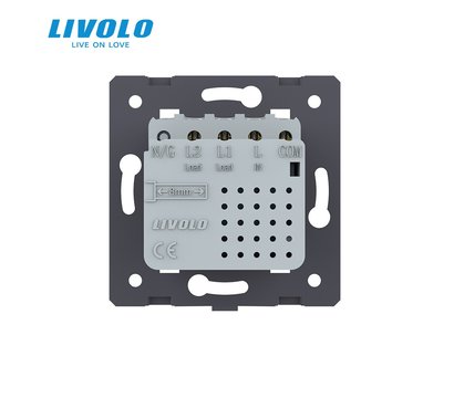 Изображение 4 Сенсорный выключатель Livolo Sense 782000415 Grey серое