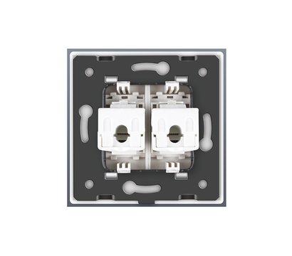 Изображение 4 Розетка Livolo VL-C792C-11 White glass  типа