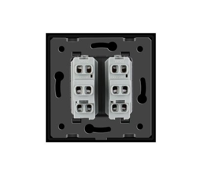 Изображение 4 Выключатель Livolo VL-C7K2-12 Black без подсветки