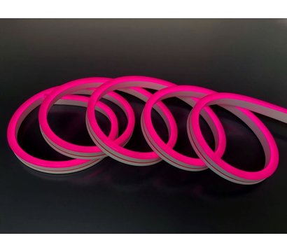 Зображення 4 Світлодіодна LED гнучкий неон Prolum SF 2835-120 IP68 12V, pink