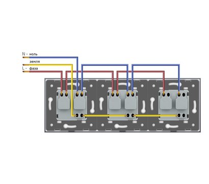 Изображение 6 Розетка Livolo VL-C7C3EU-12 16А Black glass 3-портовая