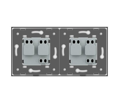 Изображение 9 Розетка Livolo VL-C7C2EU-11 16А White glass с шторками