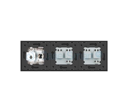 Изображение 2 Розетка Livolo VL-C7C2EU1C1V-15 ТВ Grey glass