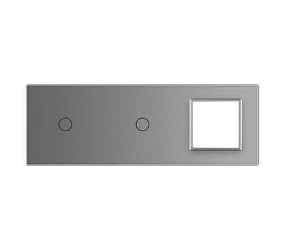 Изображение 2 Лицевая панель Livolo VL-C7-C1/C1/SR-15 Grey glass