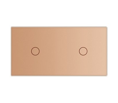 Изображение 2 Регулятор освещения Livolo VL-C702D-13 Gold glass