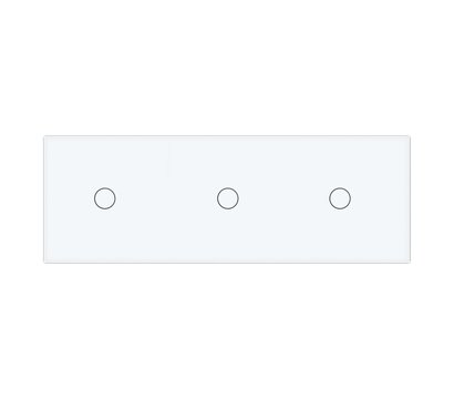 Изображение 2 Сенсорный выключатель Livolo VL-C701/C701/C701-11 White glass белое