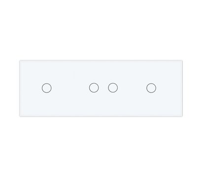 Изображение 2 Сенсорный выключатель Livolo VL-C701/C702/C701-11 White glass белое