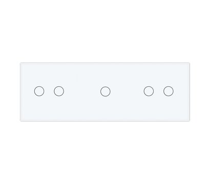 Изображение 2 Сенсорный выключатель Livolo VL-C702/C701/C702-11 White glass белое