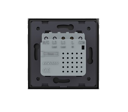 Зображення 3 Сенсорний вимикач Livolo Sense 722000112 Black чорне