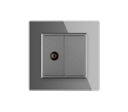Изображение 3 Розетка Livolo VL-C791V-15 ТВ Grey glass