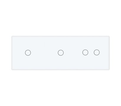 Зображення 3 Сенсорний вимикач Livolo VL-C701/C701/C702-11 White glass біле