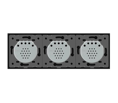 Изображение 3 Сенсорный выключатель Livolo VL-C701/C702/C701-12 Black glass черное