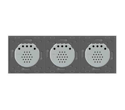 Изображение 4 Сенсорный выключатель Livolo VL-C706S-15 Grey glass серое