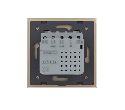 Изображение 4 Сенсорный выключатель Livolo Sense 722000313 Gold золотое