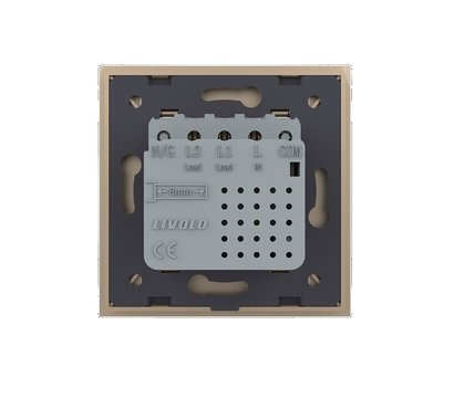 Зображення 4 Сенсорний вимикач Livolo Sense 722000213 Gold золоте