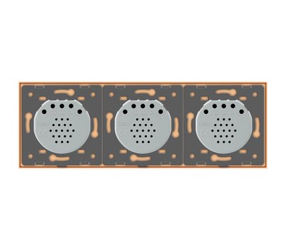 Изображение 4 Сенсорный выключатель Livolo VL-C701/C701/C701-13 Gold glass золотое