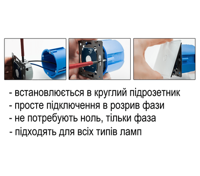 Изображение 5 Сенсорный выключатель Livolo VL-C701S/C7C1EU-15 Grey glass серое