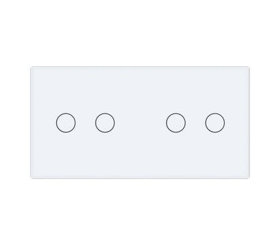 Зображення 2 Сенсорний вимикач Livolo VL-C702SR/C702SR-11 White glass біле