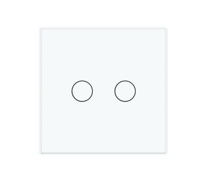 Изображение 2 Сенсорный выключатель Livolo VL-C702WR-11 White glass белое