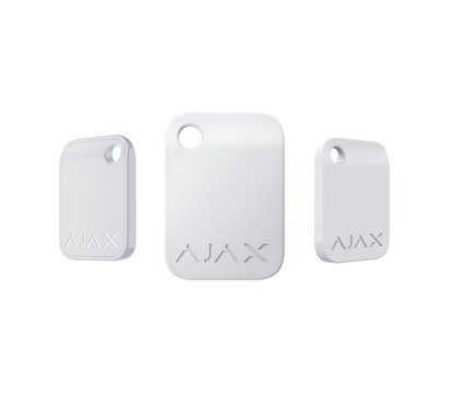 Изображение 4 Идентификатор Mifare (13,56 mHz) Ajax Tag White, 10шт., Цвет корпуса: белый