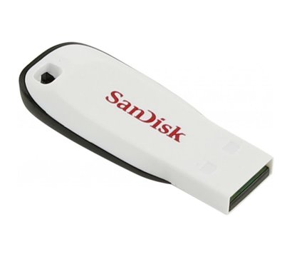 Зображення 2 USB флешка SanDisk Cruzer Blade White 16GB USB2.0 — SDCZ50C-016G-B35W