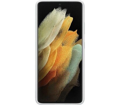 Зображення 2 Чохол Samsung Silicone Cover для Galaxy S21 Ultra (G998) Light Gray - EF-PG998TJEGRU