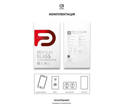Зображення 5 Захисне скло Armorstandart Icon для Xiaomi Redmi Note 10 Pro Black, 0.33mm - ARM58655