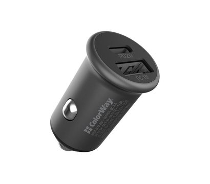 Зображення 2 Зарядний пристрій ColorWay (2USBx3A, 38W) Power Delivery Port+QC3.0 Gray – CW-CHA029PD-GR