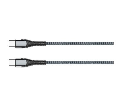 Зображення 3 Кабель ColorWay USB Type-C - USB Type-C PD Fast Charging, 3А, 65W, 1м Grey - CW-CBPDCC040-GR