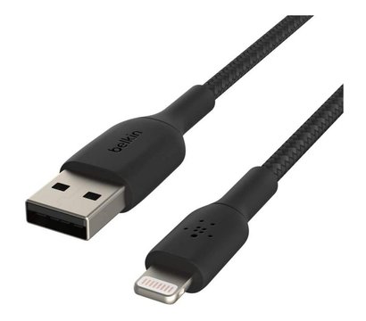 Зображення 4 Кабель Belkin USB-A - Lightning, 2.0 м, Black — CAA002BT2MBK