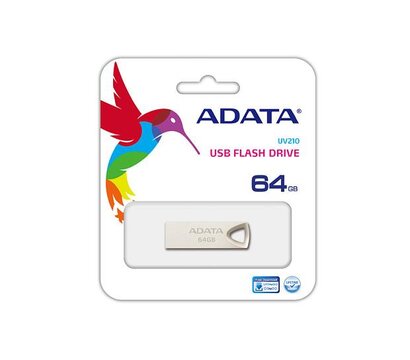 Изображение 5 USB флешка A-Data AUV 210 Golden 64GB USB2.0 - AUV210-64G-RGD