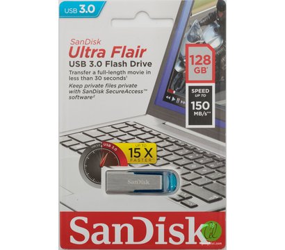 Зображення 2 Накопичувач USB SanDisk Ultra Flair 128GB USB 3.0 - SDCZ73-128G-G46B