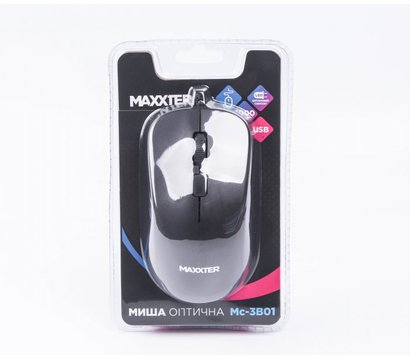 Зображення 4 Миша Maxxter Mc-3B01 USB Black