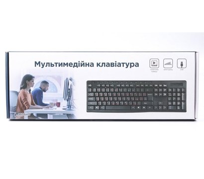 Зображення 4 Клавіатура Gembird KB-UM-107-UA USB Black