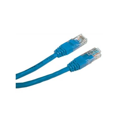 Зображення 2 Патч-корд кручена пара Hypernet PC-UTP-2M-BL UTP Cat.5e (2 м) blue, Колір: синій