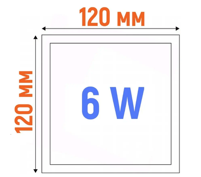 Зображення 2 LED світильник Hyperlight LPS-SM-6W для приміщень, Потужність: 6 Вт