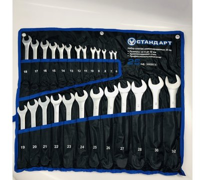 Изображение 2 Гаечный ключ Стандарт 6-32 мм 25 шт. - NKK25ST-S