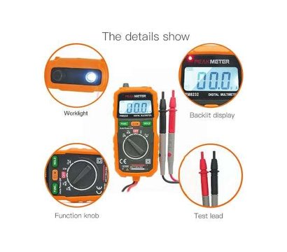 Зображення 6 Мультиметр цифровий Protester PM8232