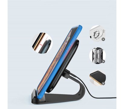 Зображення 3 Зарядний пристрій ColorWay Wireless Stand 15W Black - CW-CHW31Q-BK