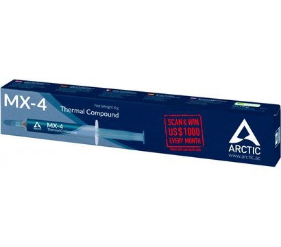 Изображение 2 Охлаждение термопаста Arctic Cooling MX-4 4g, grey, syringe