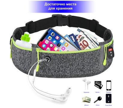 Зображення 3 Сумка для гаджетів BeCover DL0005 Dark Gray + headphone organizer