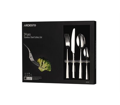 Изображение 2 Столовый прибор Ardesto Black Mars Tia 24 шт. - AR0724TS